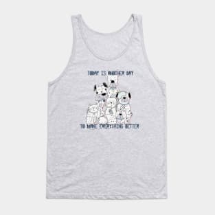 dog and cat love Tank Top